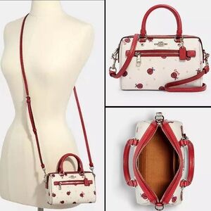 Coach Rowan micro mini crossbody / ladybug print / 6” x 4” x 3 1/4” / NEW unused